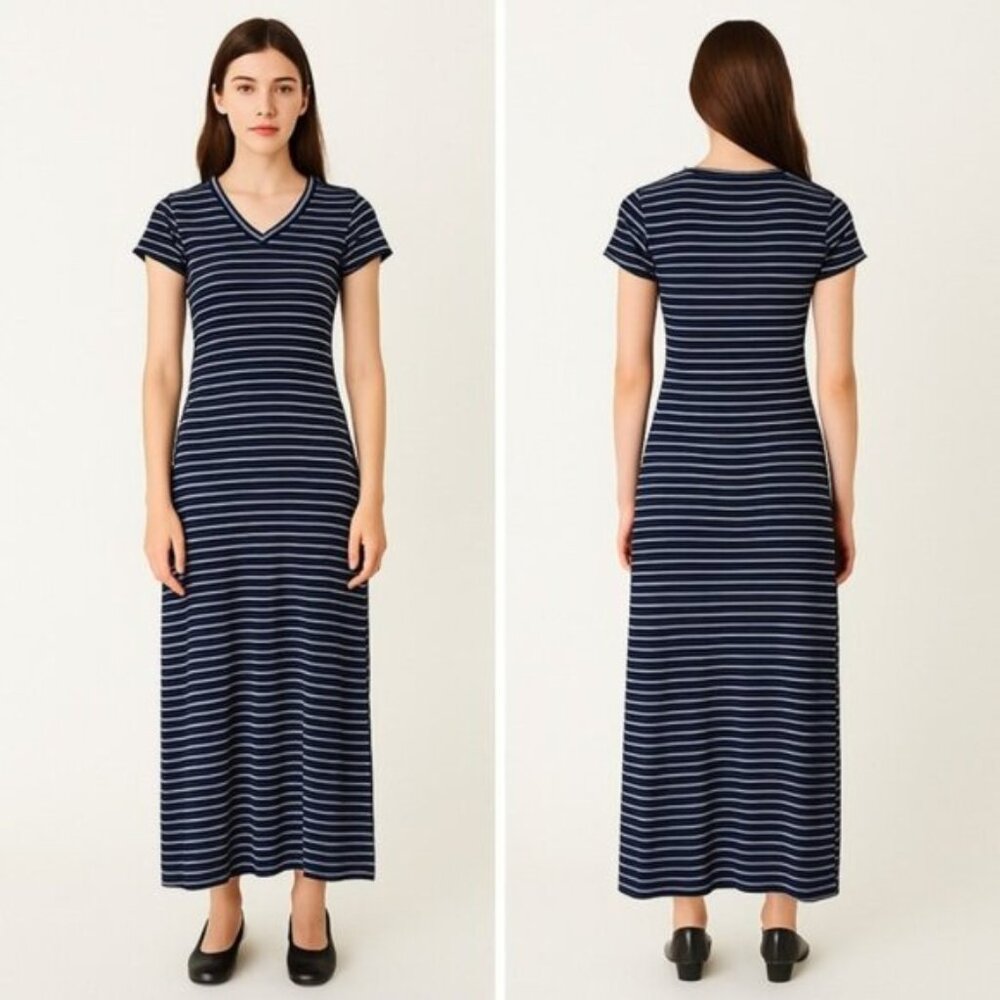 Vintage Y2K 90s Smart Set Slinky Stretch Maxi Dress